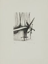 FLAVIO COSTANTINI (Roma,  1926 - 2013 ) Acquaforte Opera Grafica FIRMATA 53x39cm