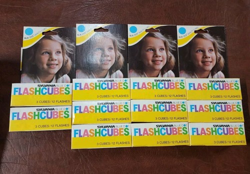 Flashcubes sylvania blue dot - flashcubes,