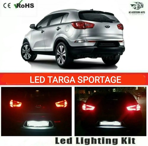Coppia luci targa - targa, per
