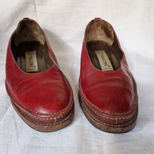 POLLINI Scarpe in pelle bordeaux Taglia 36,5 EU