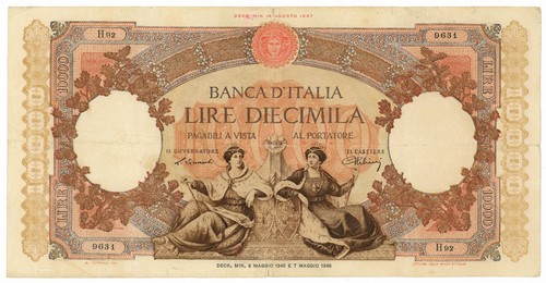 10000 lire capranesi - 10000,