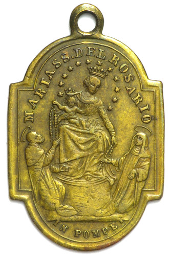 Medaglia votiva sec - sec.metà, '800