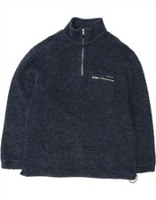 MAUNA KEA maglione uomo in pile con collo zip XL blu navy DV07