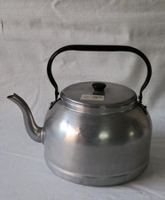 VECCHIA GRANDE TEIERA BOLLITORE BRICCO IN ALLUMINIO VINTAGE. CI20