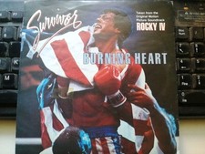 Survivor 1985 Disco 45 Giri Vinile 7 Ost Rocky IV Burning Heart Italy