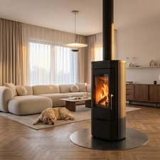 Stufa a legna indipendente in