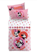 Trapunta invernale  Minnie Flowers UNICA Singolo Caleffi-Disney COTTONE