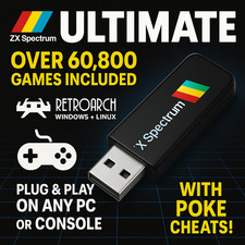 Pendrive ZX Spectrum ULTIMATE USB |60.800 Giochi  RetroArch Portatile PC/HW POKE