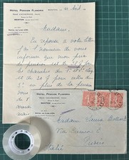 Rara Lettera con busta Hotel