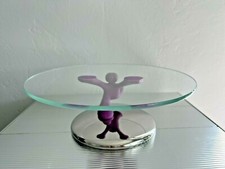 Alessi Vintage Mattia di Rosa Cakeboard Cake Stand Viola Running Man