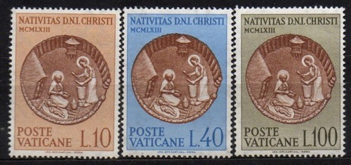 Vaticano 1963 natale serie - natale,