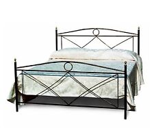 Letto singolo in ferro battuto in vari colori per camera da letto classica