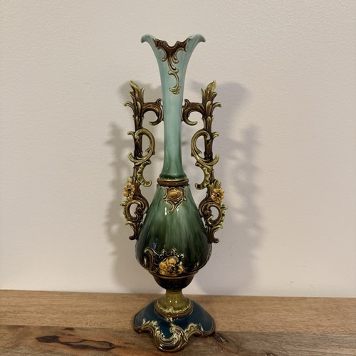 Antico vaso anfora maiolica