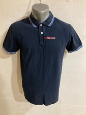 Prada Black Tab Classic Polo
