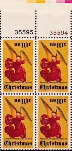 Christmas angel 10c stamp - 10c,