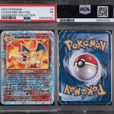 🔥 PSA 1 POOR CHARIZARD REVERSE HOLO RARE | LEGENDARY COLLECTION 3/110 🔥