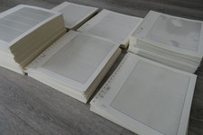 Lotto di 625 fogli bianchi a T