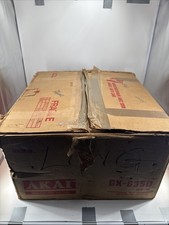 Tape Deck Akai GX-635D Direct Drive Reel to Reel con scatola originale! Si accende