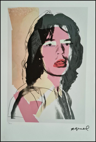 Andy warhol mick jagger - andy,
