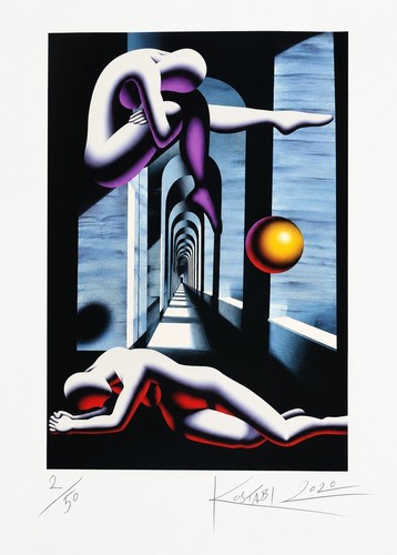 Mark kostabi serigrafia - mark,