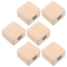  6 Pcs Scatole Portagioie Scatoline Per Gioielli Custodia Legno Cassa