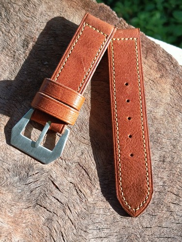 Vintage leather strap - leather,