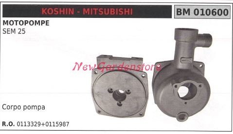 Corpo koshin motopompa sem - corpo,
