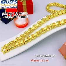 Collana T10 placcata oro 24k