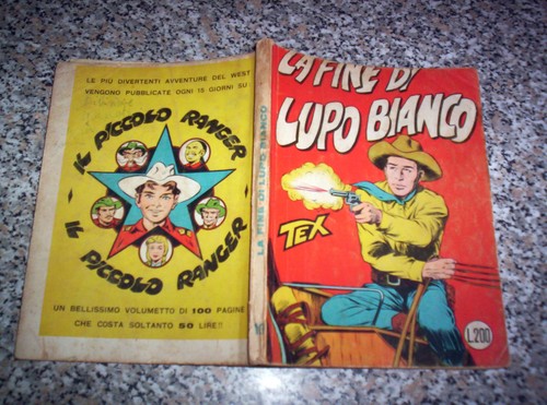 Tex spillato 200 lire - spillato,