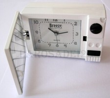 Orologio Soprammobile  - mini forno a microonde funzione sveglia - in acciaio