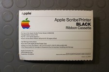 APPLE SCRIBE PRINTER BLACK RIBBON CASSETTE SIGILLATA NUOVA '90s RETROCOMPUTER