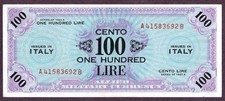 ITALIA 100 LIRE Banconota
