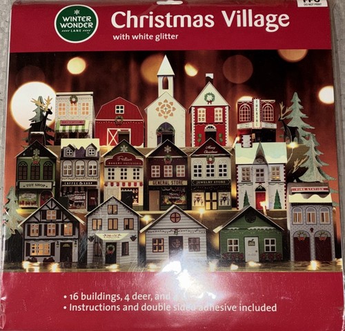 Villaggio natale winter - villaggio,