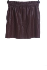 ZARA KNIT Gonna in ecopelle