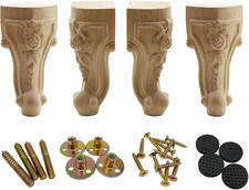 Gambe per mobili in legno