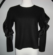 Top donna Emporio Armani manica lunga nuovo con etichetta taglia 40 colore nero $625