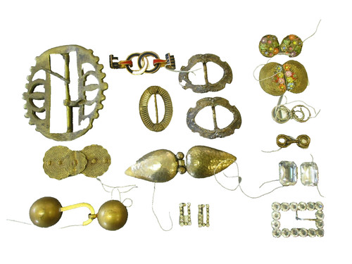 Fibbie lotto vintage deco - lotto,