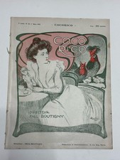 Kupka lithographie : Revue cocorico 1900 Mucha Jacques Villon Louis Legrand