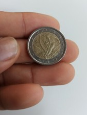 Rara  Moneta da 2 euro - Giochi Invernali Torino 2006 (errore di conio)