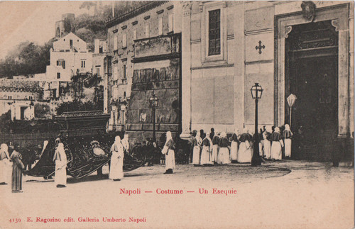 Napoli costume un esequie - -,