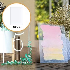 10 fogli di acrilico trasparente, cartelli vuoti per inviti di nozze da