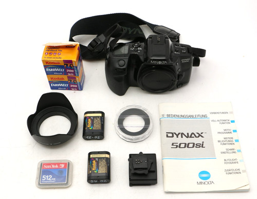 Minolta dynax 500si - minolta, con