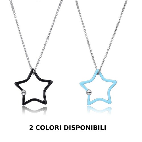 Collana donna sagapò acciaio - donna,