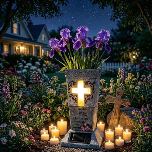 Vaso cimitero solare - vaso, per