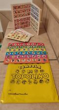 Tombola di Topolino anni 80 completa (tabellone, cartelle, sacchetto)