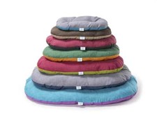 Cuccia cuscino per cane cani Nettuno in tessuto Leopet lettino materasso morbido