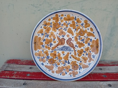 Piatto ceramica maiolica - piatto,