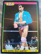 MODEL RICK MARTEL - 83/96 WWF Gold Series Trading Cards 1992 Titan Sports Hasbro