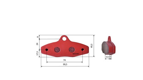 Pastiglie dei freni - (set, di