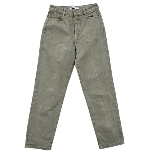 Jeans donna zara verde salvia - jeans,